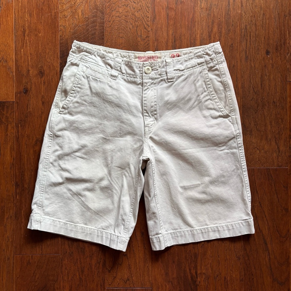 Massimo Vintage Khaki Shorts | 5 Pocket Cotton Classic | Size 32